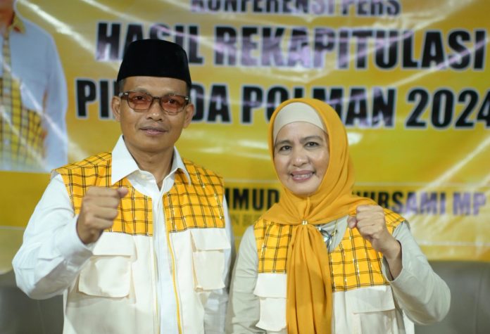 Pasangan calon Bupati dan Wakil Bupati Polewali Mandar (Polman) nomor urut 1, Samsul Mahmud dan Andi Nursami Masdar (ASSAMI) | Foto : IST